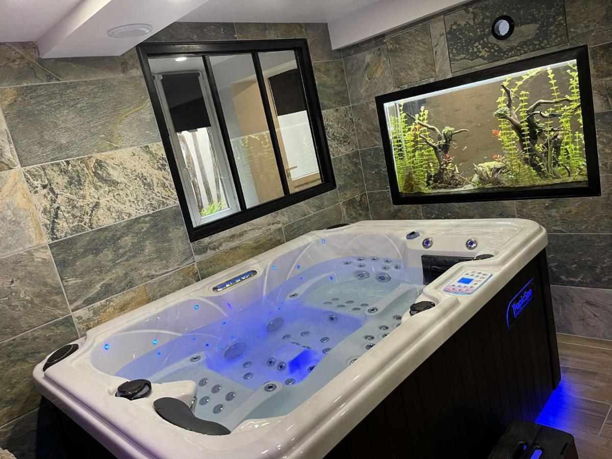 Nuit De La Sagesse "Jacuzzi Terrasse Et Parking Prive" Apartment Rouen Ngoại thất bức ảnh